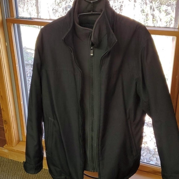 Weatherproof Double Lined Zip Fleece Pockets Collared Adjust Sleeves Sz M Jacket - Picture 5 of 14